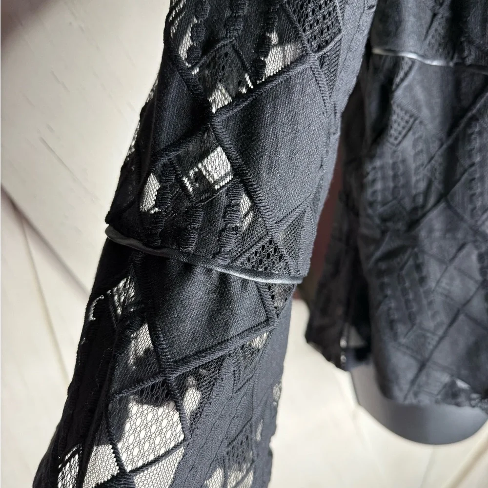 INC International Concepts Black Blazer Classic blouse - Picture 4 of 8